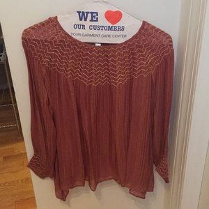 Longsleeve sheer blouse